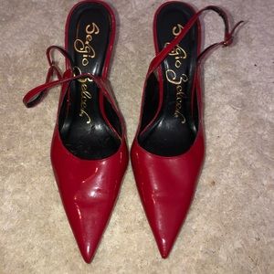 Red Bottom Inspired Sergio Zerger Red Pumps